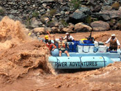 Rafting adventures on the Colorado River in Grand Canyon National Park AZ.